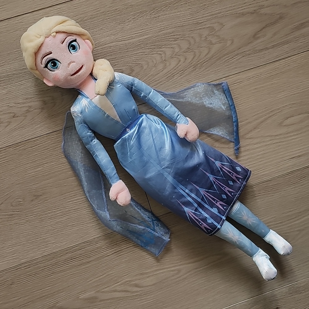 Disney Elsa Frozen 20" Plush Doll *Pen Marks